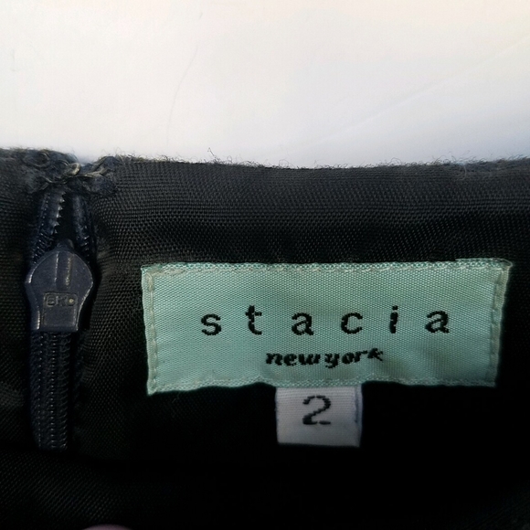 Anthropologie STACIA Lambswool/Silk Skirt Peak Pleat Detail Sz 2 - Picture 13 of 14